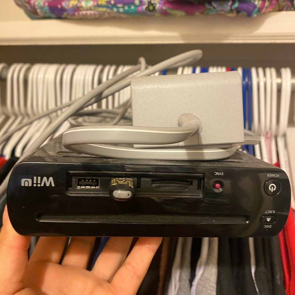 Wii black console